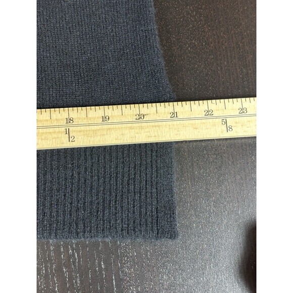 Nordstrom Turtleneck Sweater Black Medium Long Sleeve Soft Stretch Quiet Luxury - Picture 6 of 9